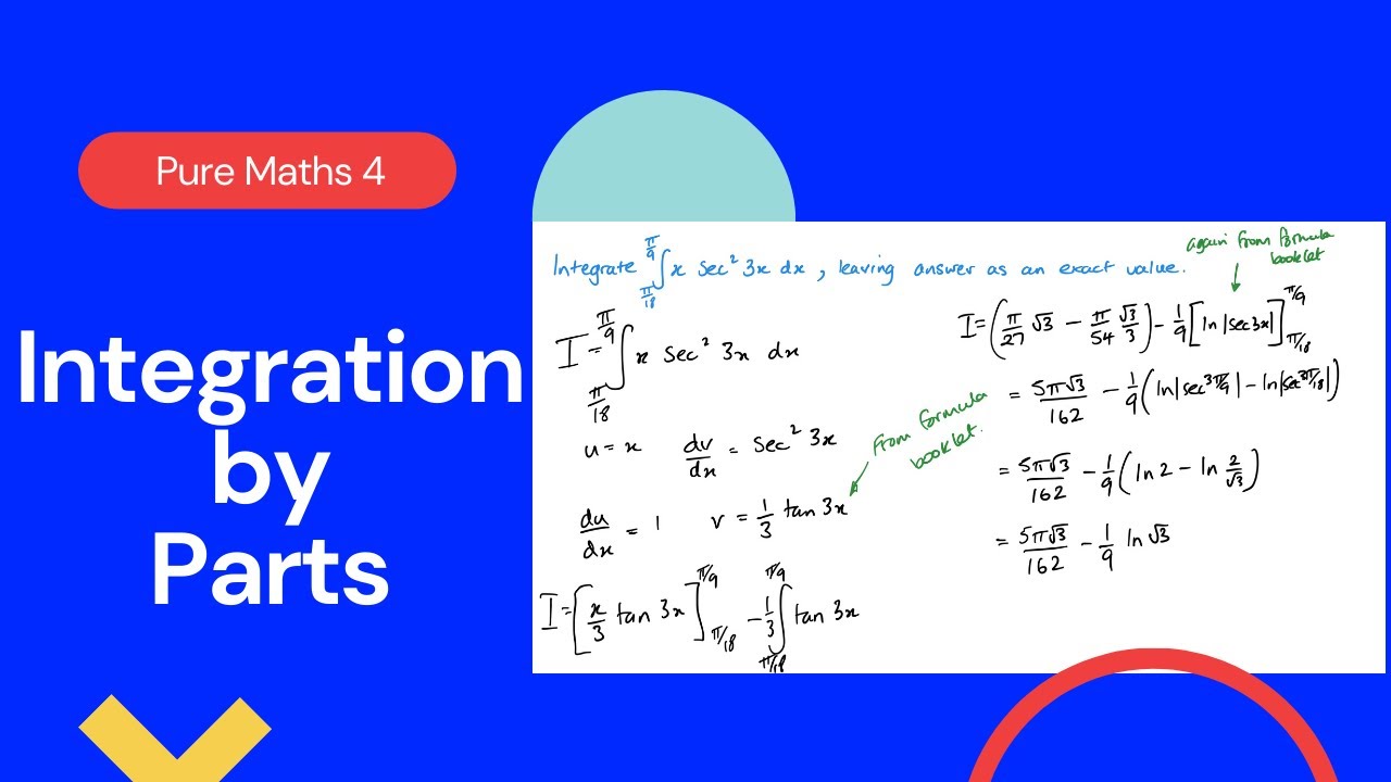 Integration by Parts (Edexcel IAL P4 6.4)