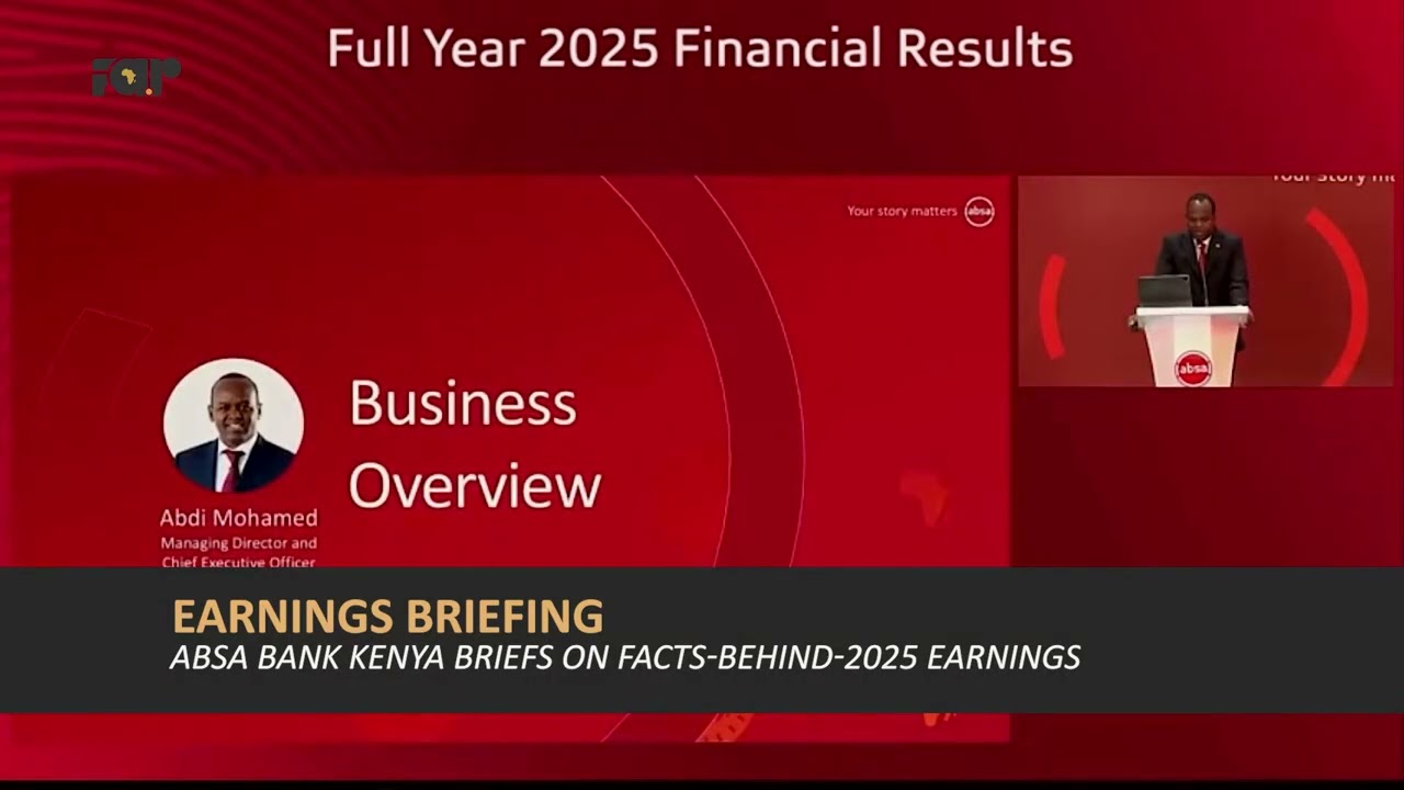 Absa Kenya CEO Outlines Facts Behind FY25 Results