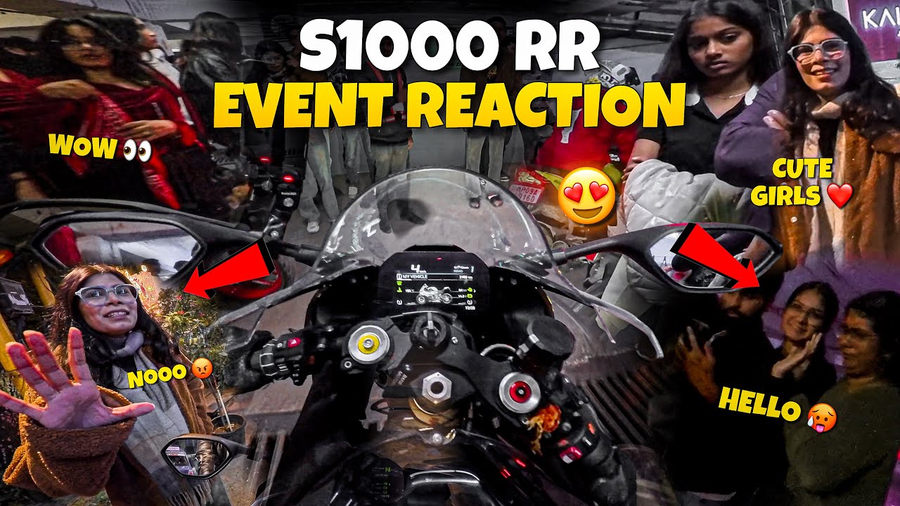 Loudest BMW S1000RR in Mall Basement 😱| Crazy Reactions on Superbikes😍|