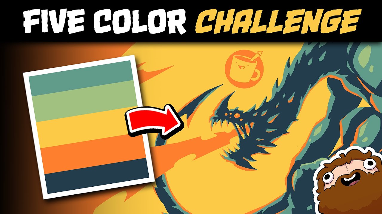 We Had to Make Art Using ONLY These 5 Colors