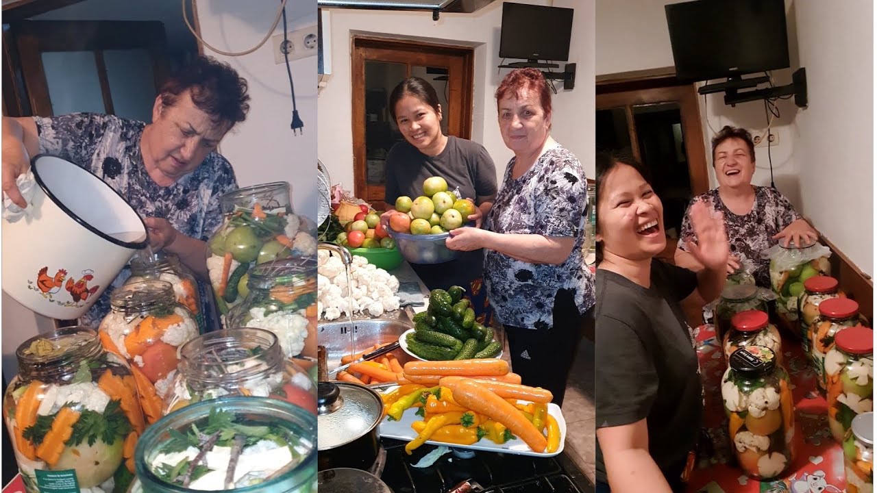 MIX GULAY YUNG E PRESERVED NAMIN NG AKING ROMANIAN BIYENAN ANG DAMI PURO FRESH BUHAY ROMANIA