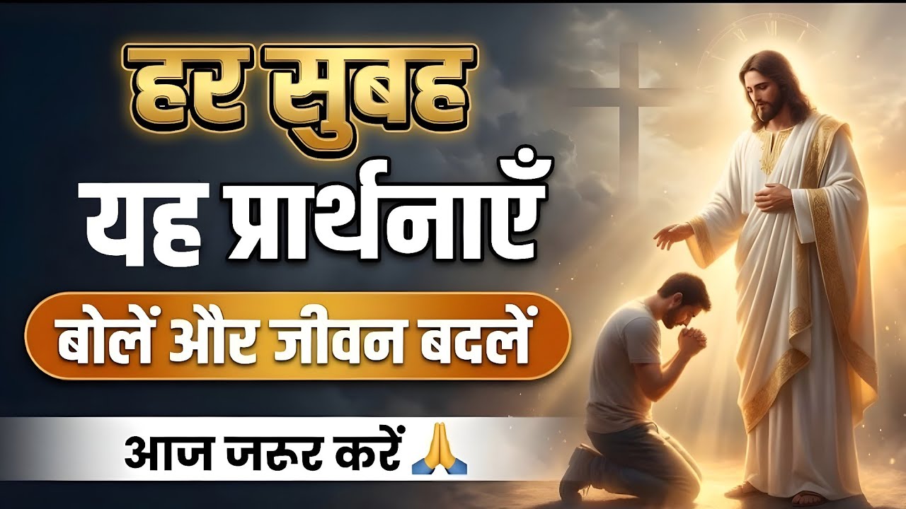 हर सुबह यह प्रार्थना बोलें | जीवन में चमत्कार देखें Morning Prayer | Pastor Man Chandra Bharti 