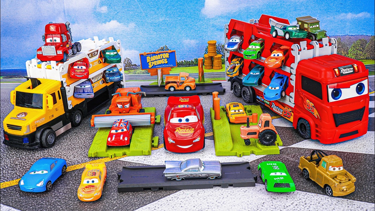 Disney Pixar Cars Unboxing Review | Disney Pixar Cars Truck Deformation Storage