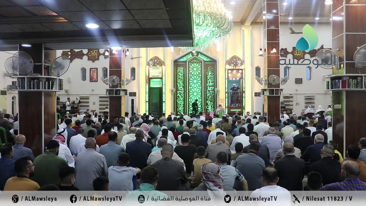 كاميرا الموصلية تواكب صلاة العيد في جامع صديق رشان بأيسر الموصل