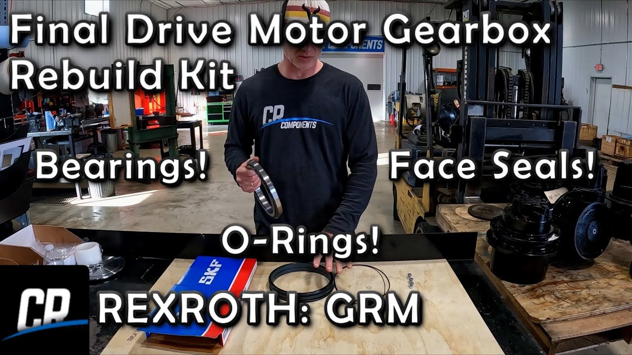 Final Drive Motor Gearbox Rebuild Kit! | John Deere, Case, New Holland (Rexroth Version)