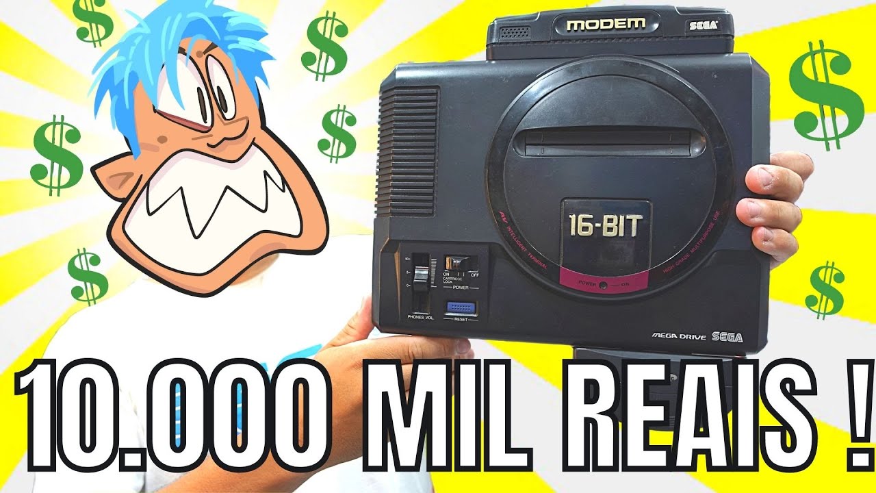 Mega drive de 10,000 MIL REAIS