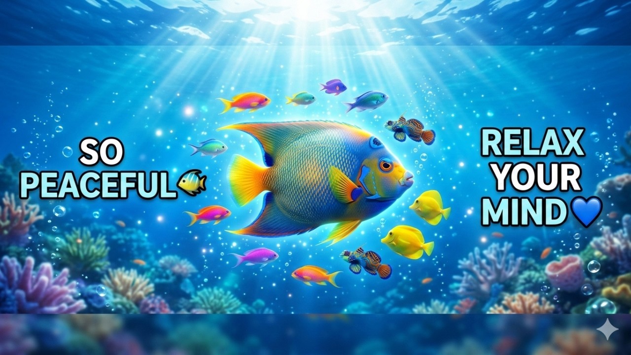 Relaxing Fish Underwater 🐠🌊 | Peaceful Ocean Moments