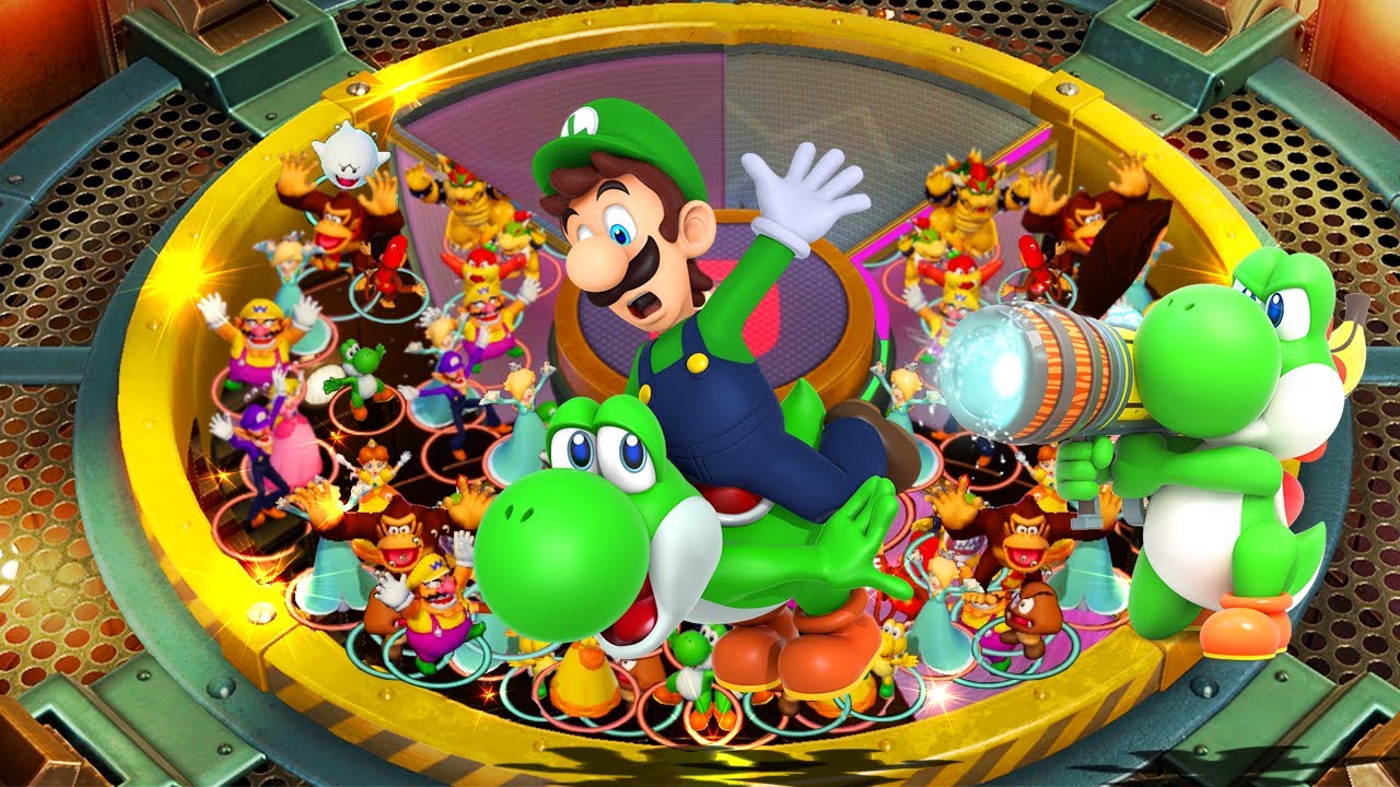 Mario Party Switch - Top Dangerous Minigames - Yoshi vs His Friend