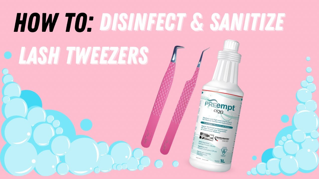 HOW TO: Disinfect & Sanitize Lash Tools | ZEE LASHES SERIES