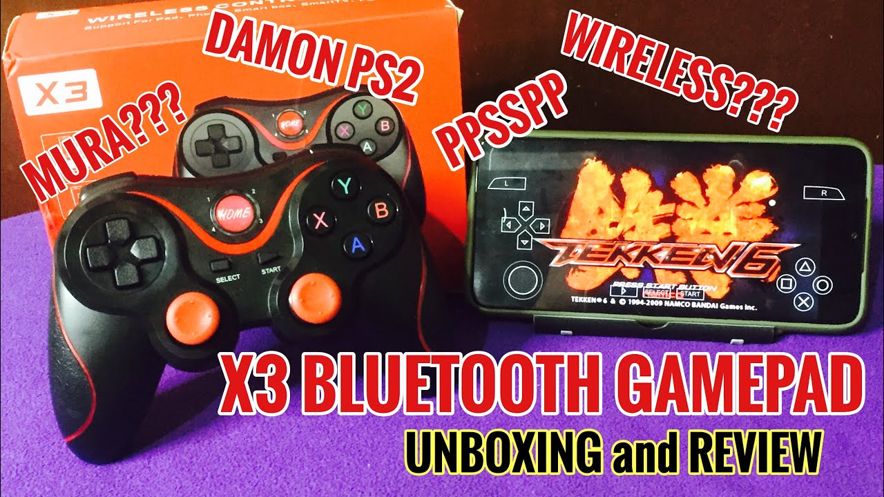 UNBOXING JOYSTICK X3 WIRELESS BLUETOOTH FOR ANDROID IOS PC and LAPTOP | Jej Unbox