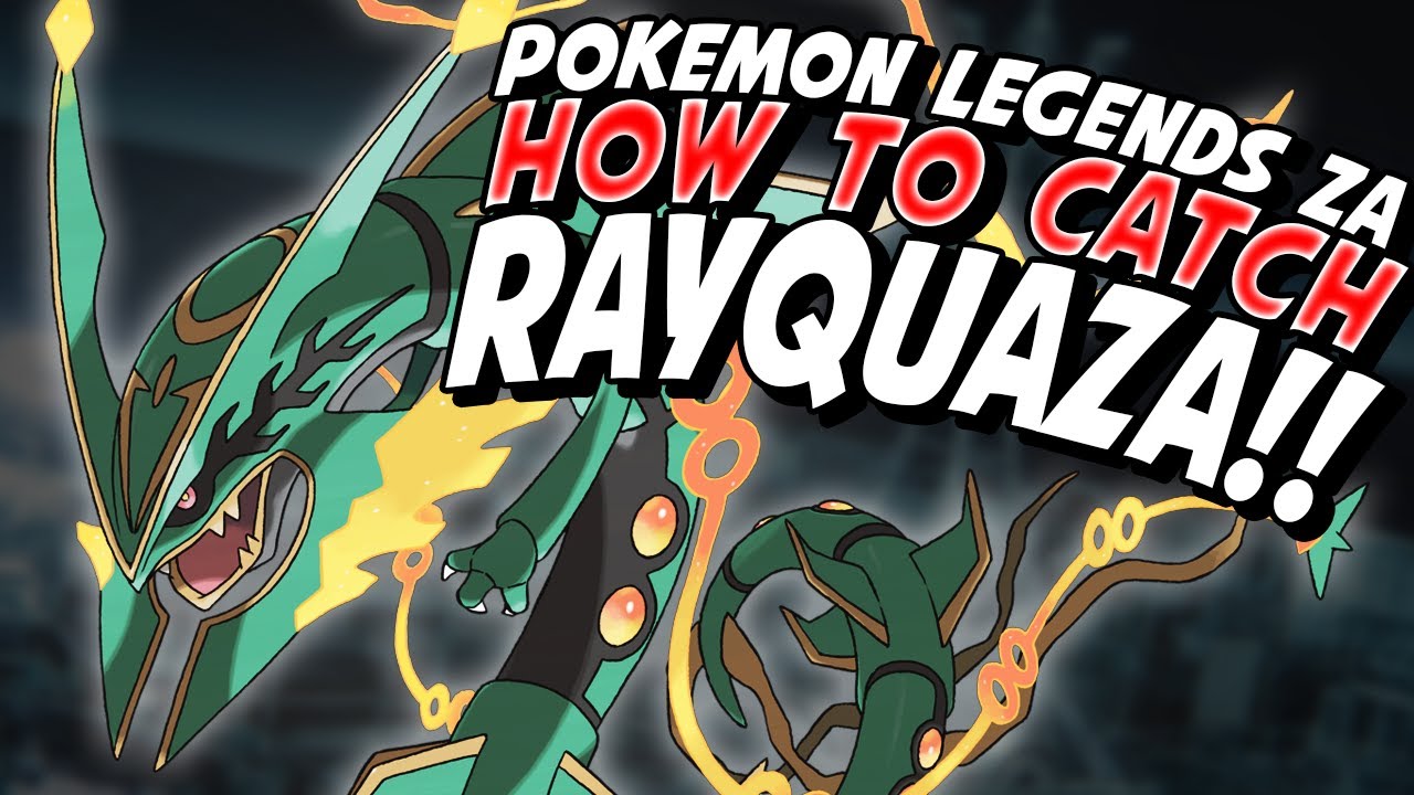 Как получить мега-Райквазу в DLC Pokemon Legends ZA Mega Evolutions