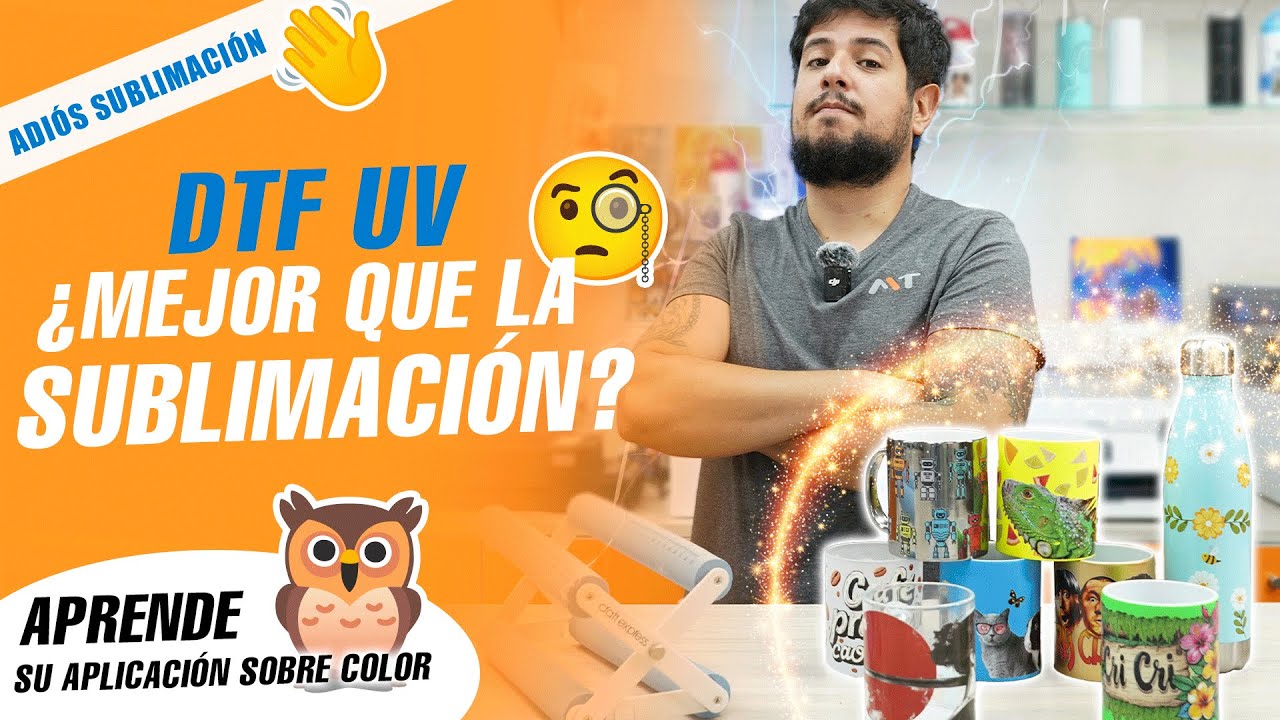 DTF UV: ¡Personaliza TODO! 🧐 Olvídate de las Limitaciones de la Sublimación