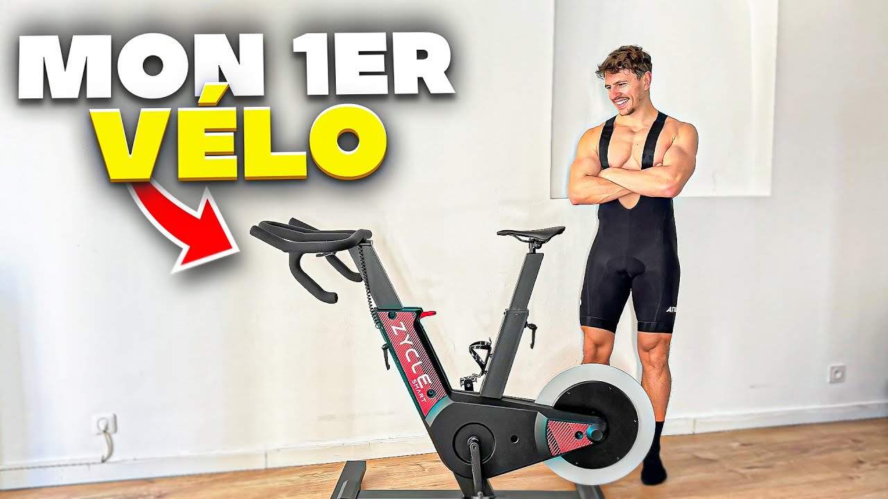 MON PREMIER VÉLO D'ENTRAINEMENT 🫣 ZYCLE ZBIKE 2.0