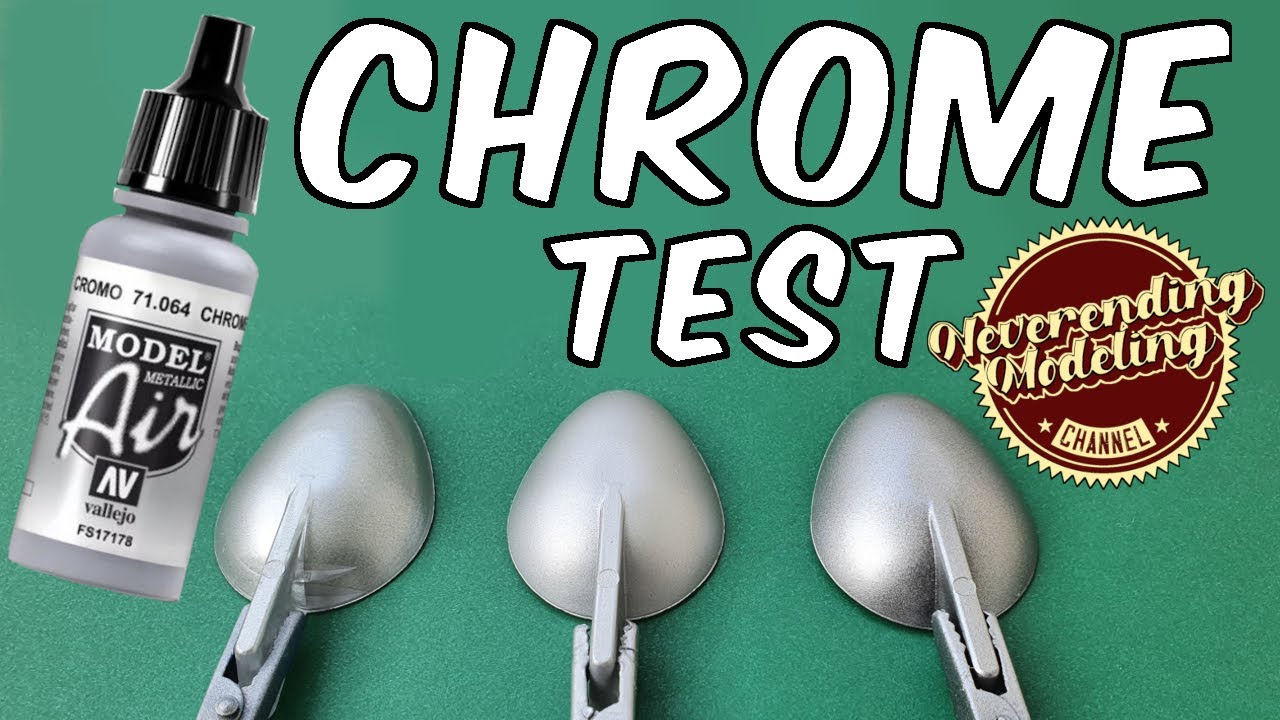 Vallejo Model Air Chrome TEST