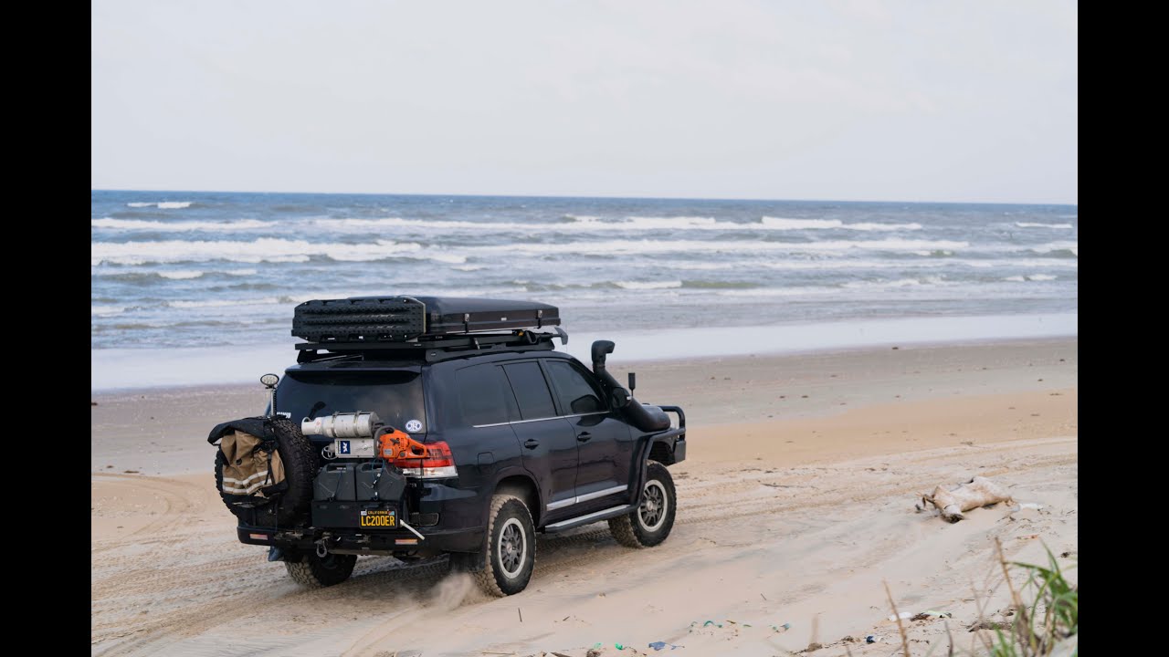 LC200ER Padre Island National Seashores, Toyota Crawl Control, Turn Assist demonstration