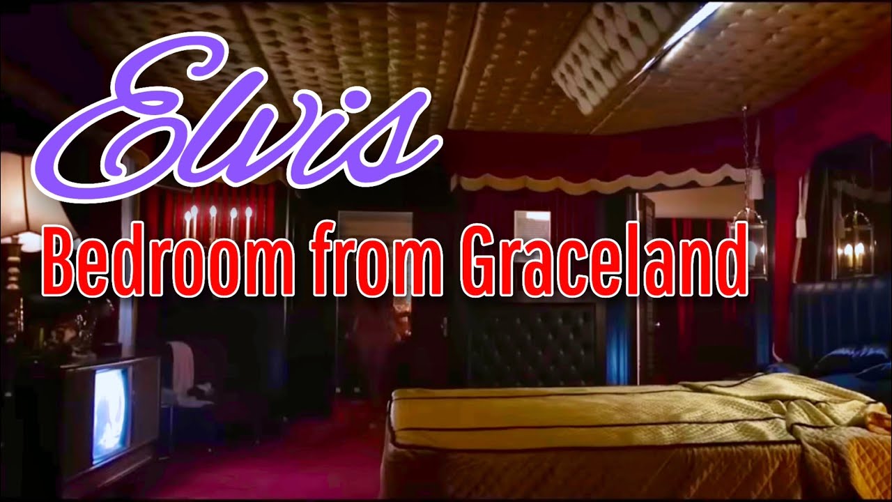 Elvis bedroom from Graceland | Elvis' upstairs room in Graceland