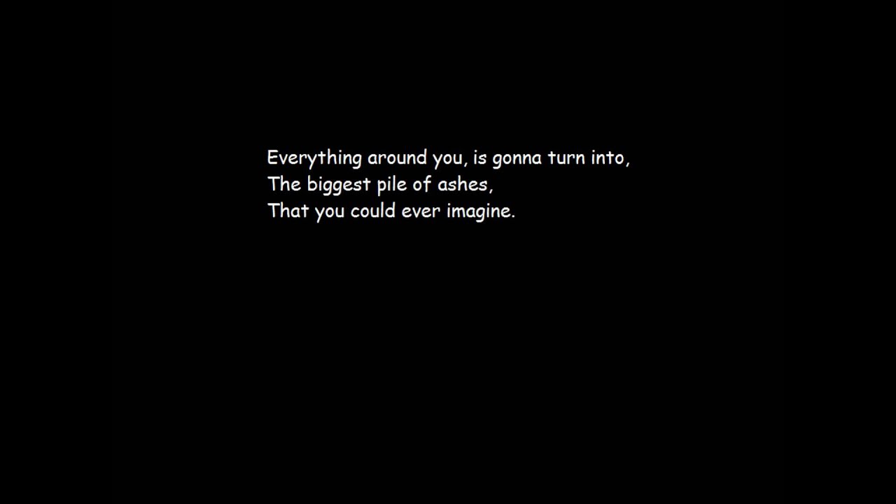 Armor For Sleep | End Of The World | Lyrics