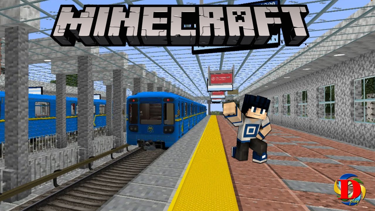 The constructed part of the new red line metro with the MTR mod Minecraft | #minecraft #metro