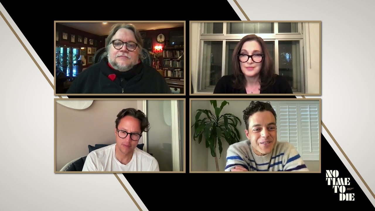 NO TIME TO DIE | Rami Malek, Cary Joji Fukunaga & Barbara Broccoli with Guillermo del Toro