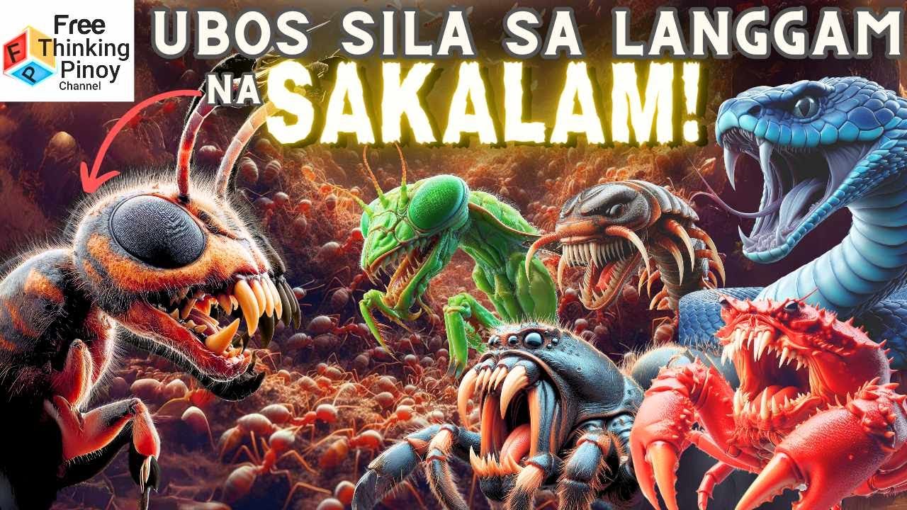 LANGGAM tinalo ang AHAS!! Ants versus Snake, Mantis, Spider & Scorpion