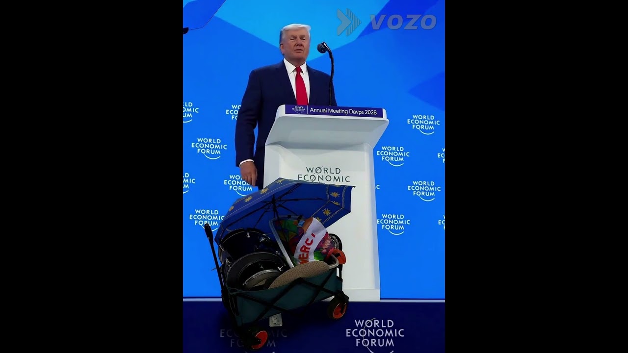 Всемирный экономический форум 2026 &mdash; Президент Трамп выступает от имени экономики Боллервагена.