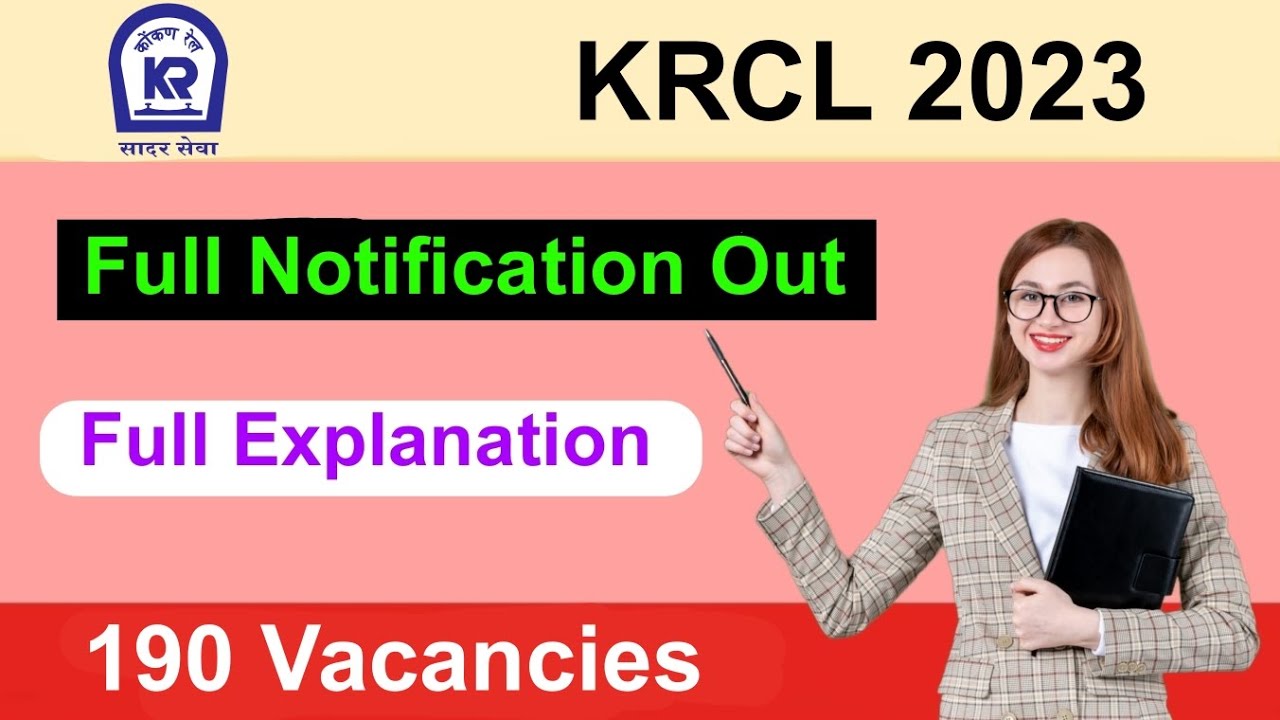 KRCL Recruitment 2023 | Notification Out | Full Detail Explaining | Multi Degree Education