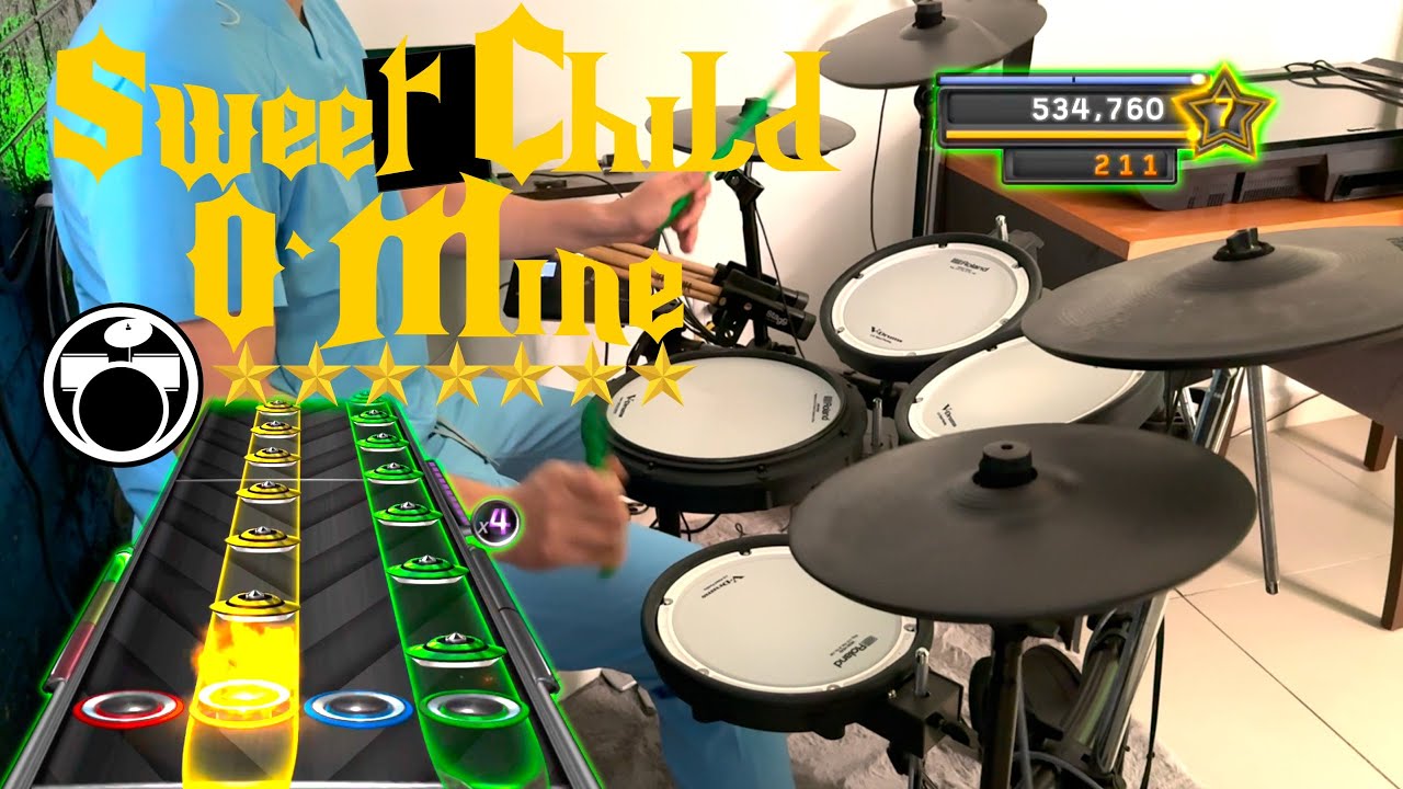 Sweet Child O Mine - Guns N Roses Expert Drums Clone Hero