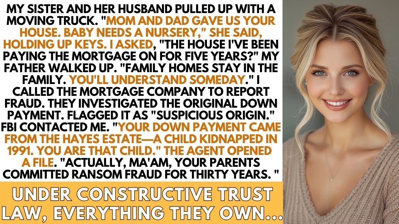 My Parents Gifted My $600K Home to My Pregnant Sister—Mortgage Lender Gifted It Back to Me...
