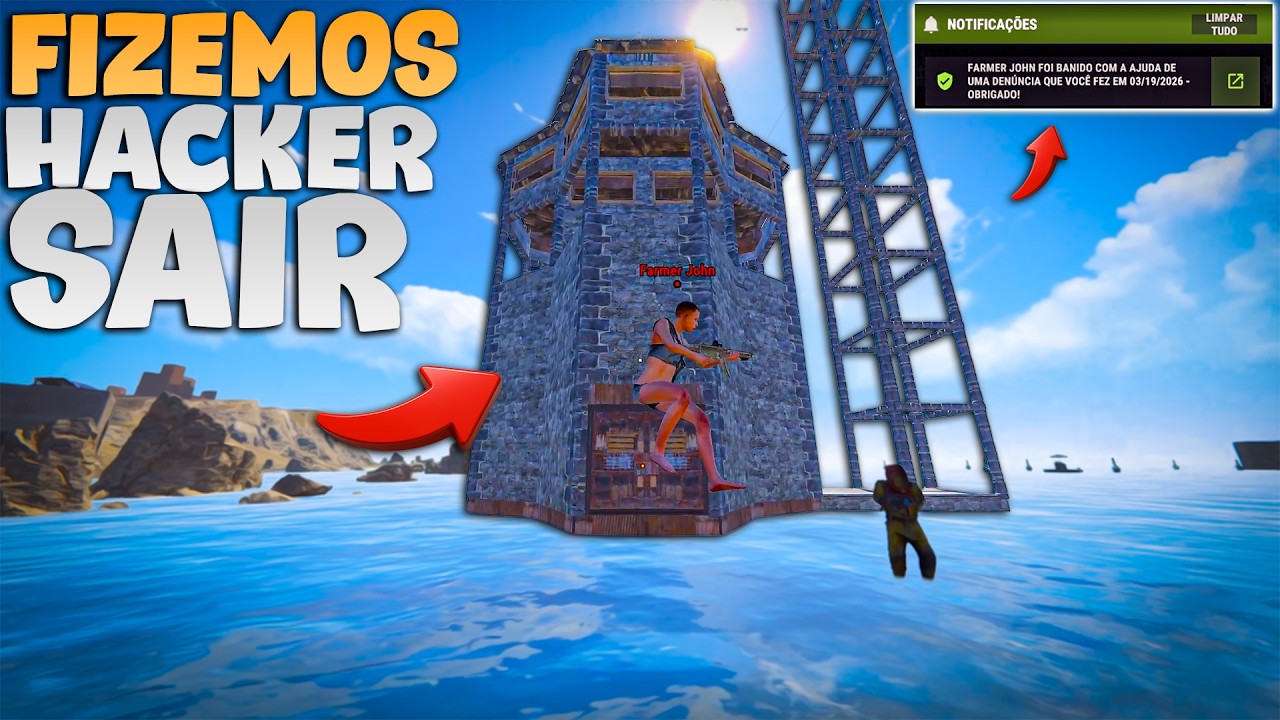 🔥FIZ O TRABALHO DO ANTI CHEAT E EXPULSEI UM TIME DE HACKER