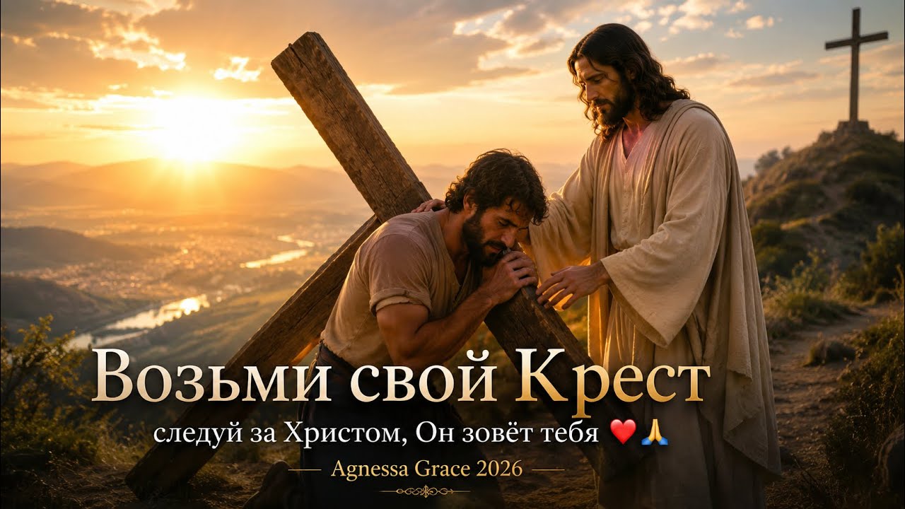 Возьми свой крест — следуй за Христом, Он зовёт тебя ❤️🙏 — Agnessa Grace 2026