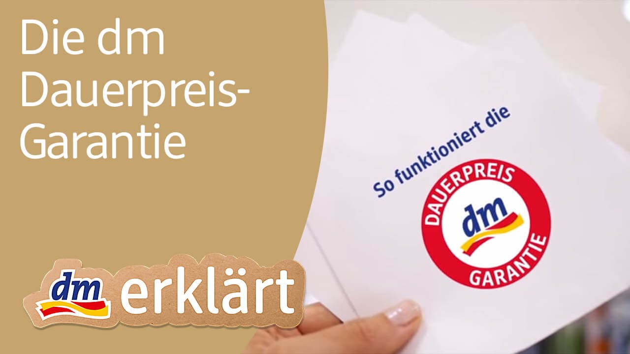 dm erklärt: Warum gibt es keine dm Angebote? Die dm Dauerpreis-Garantie
