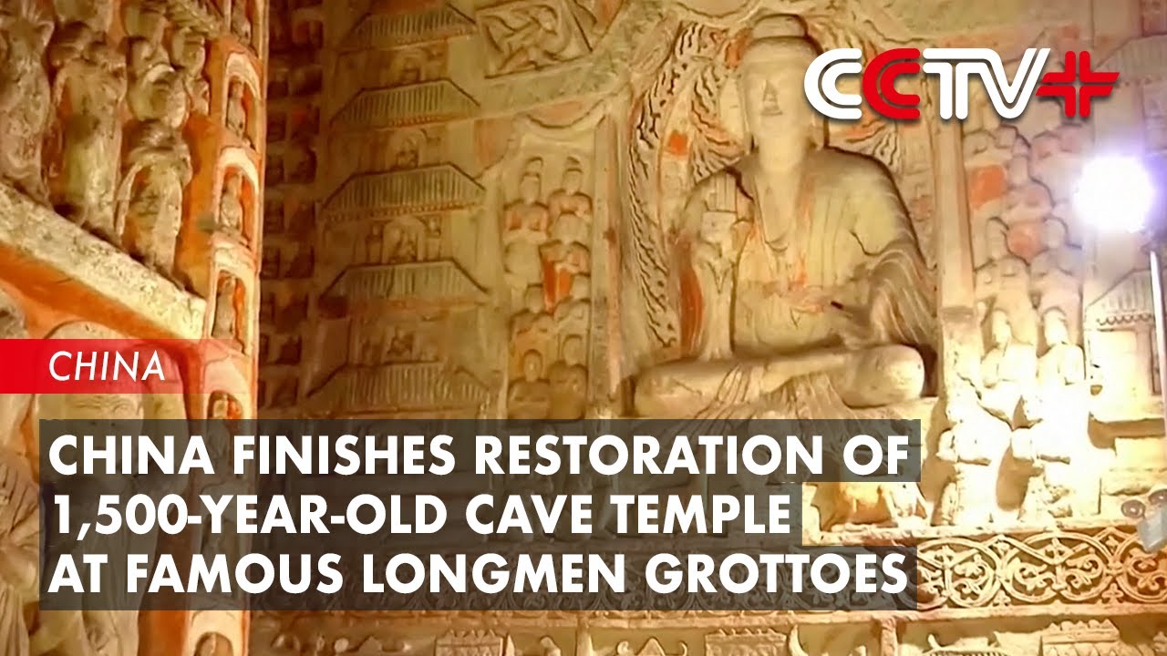 China Finishes Restoration of 1,500-Year-Old Cave Temple at Famous Longmen Grottoes