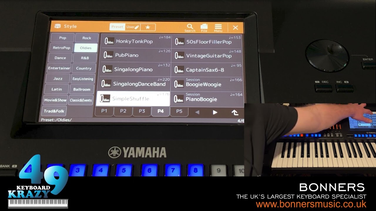Yamaha Genos 2 Keyboard - Oldies Styles Part 2/2