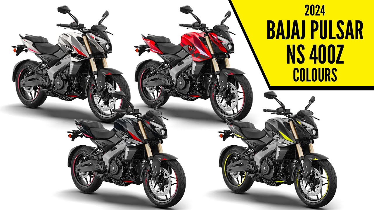 2024 Bajaj Pulsar NS 400Z &ndash; All Color Options &ndash; Images | AUTOBICS