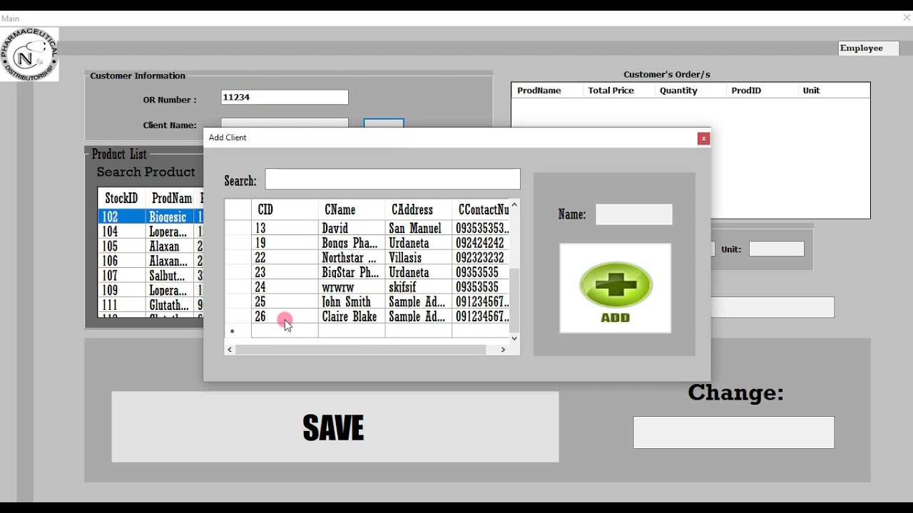 Drug Store's Sales and Inventory Management System using VB NET DEMO