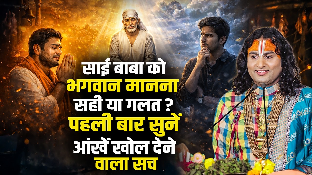 साई बाबा को भगवान मानना सही या गलत? पहली बार सुनें आंखें खोल देने वाला सच | अनिरुद्धाचार्य जी