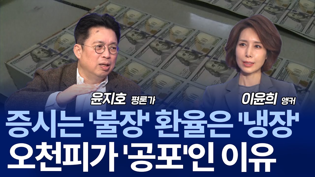 환율 한두 달 이내 안정? 트라우마 부르는 '1500원의 공포' 새로운 관점은? / 윤지호 평론가