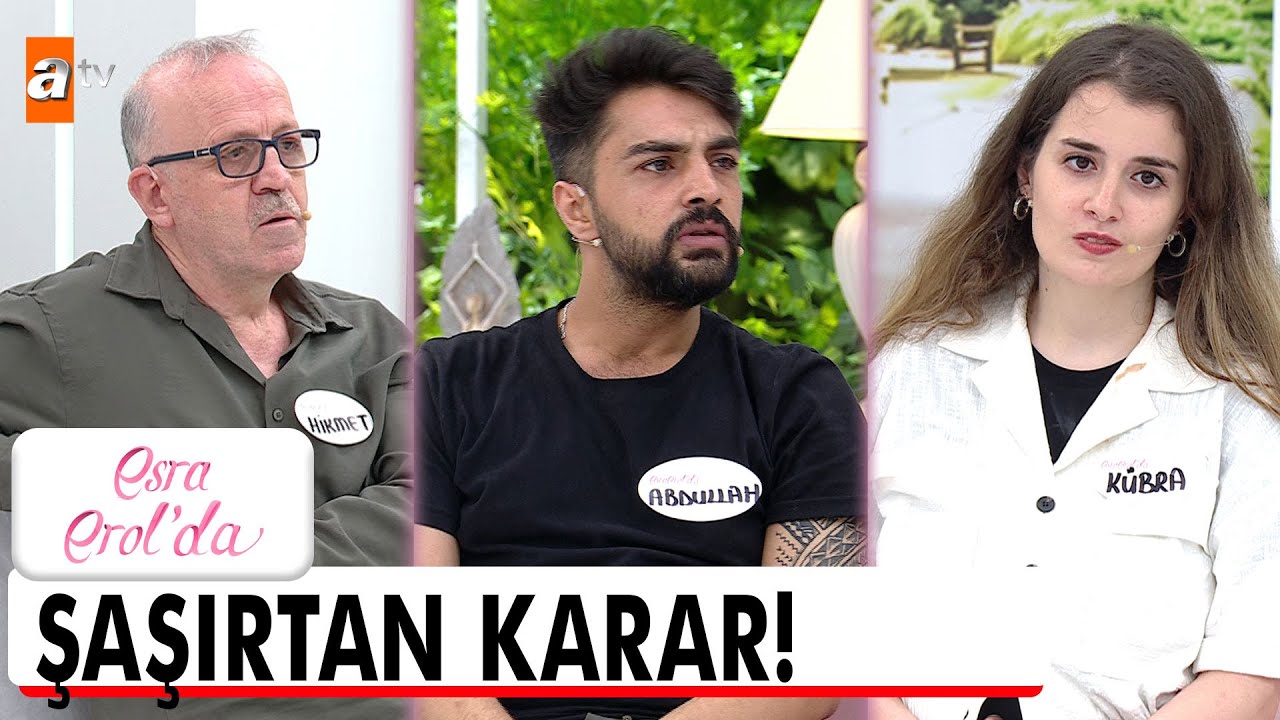 Hikmet Bey ve Kübra yayından sonra ne konuştu?  - Esra Erol'da 17 Haziran 2025