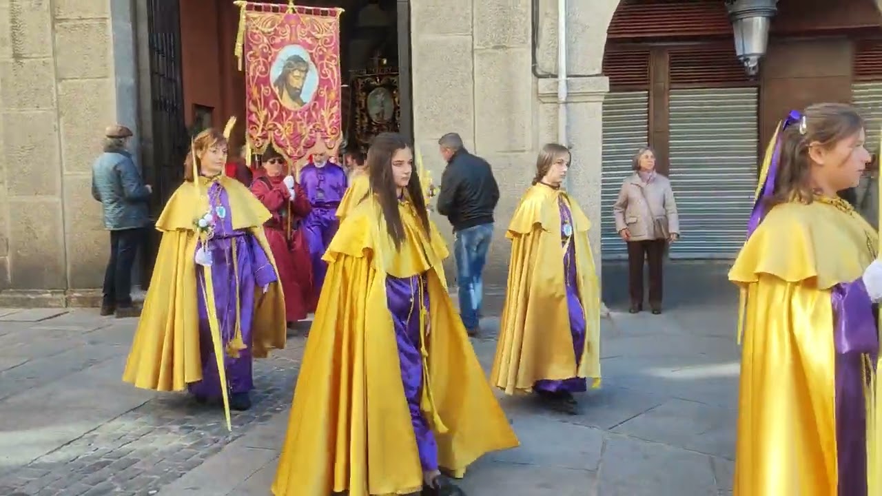 Semana Santa Segovia 2023. Domingo de Ramos. Procesión de San Miguel a la Catedral. 2/4/2023 (1)