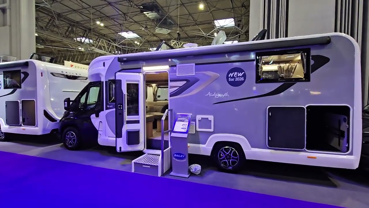 Over one ton of payload! The VERY WIDE Bailey Autograph B79.4T motorhome.