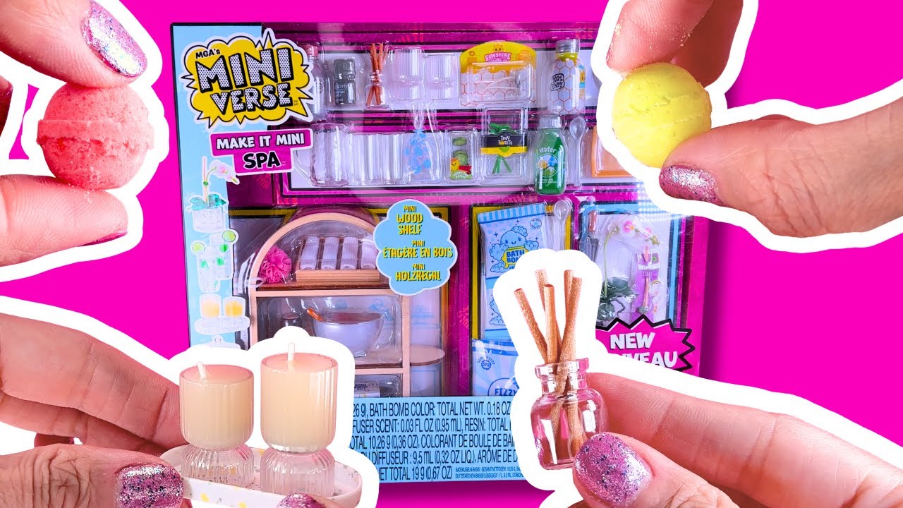Mini Verse Make it Mini Spa Unboxing 🫧 #miniverse #miniversemakeitmini #miniversespa