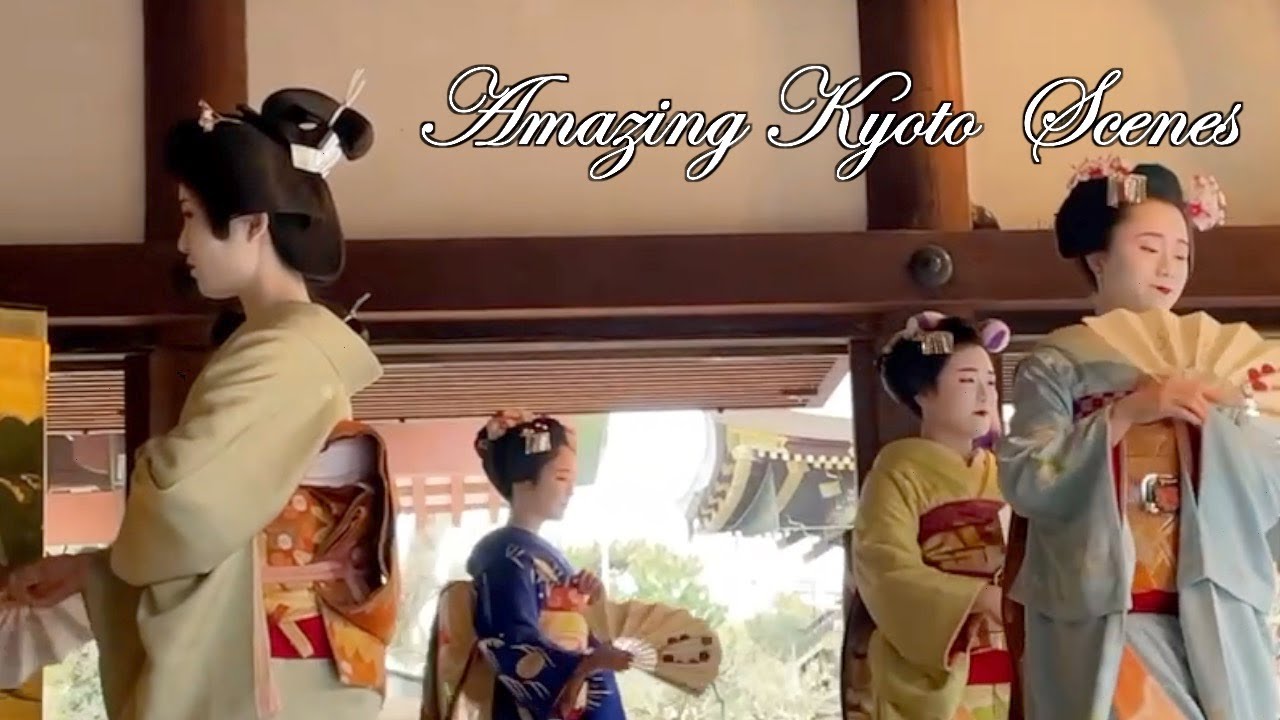 舞妓さんに会える🌸北野天満宮節分祭豆まき👹🌿 Beautiful dance by Japan maiko at Kitano Tenmangu Shrine