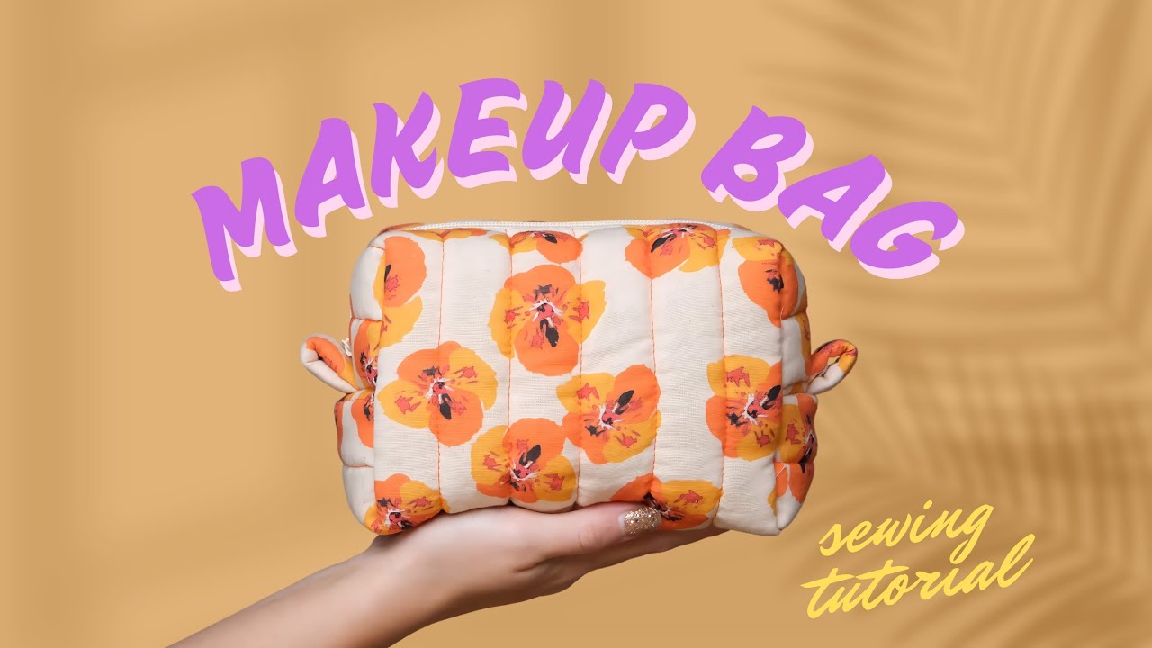 How to Sew Your Own MAKEUP BAG | My Bestseller Pattern on Etsy!