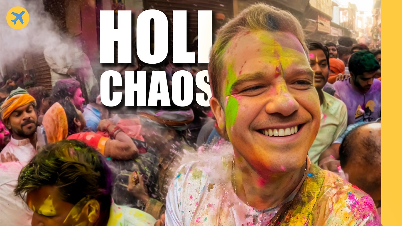 I finally made it to Vrindavan Holi! ब्रज की होली