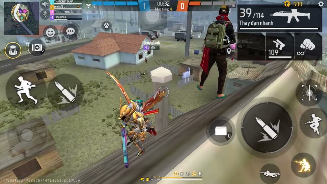 NỮ HO&Agrave;NG SINH TỒN / CAO THỦ / so vo , TH TRUNG , Tang@anh #freefire #trending #giaitri #funny #game