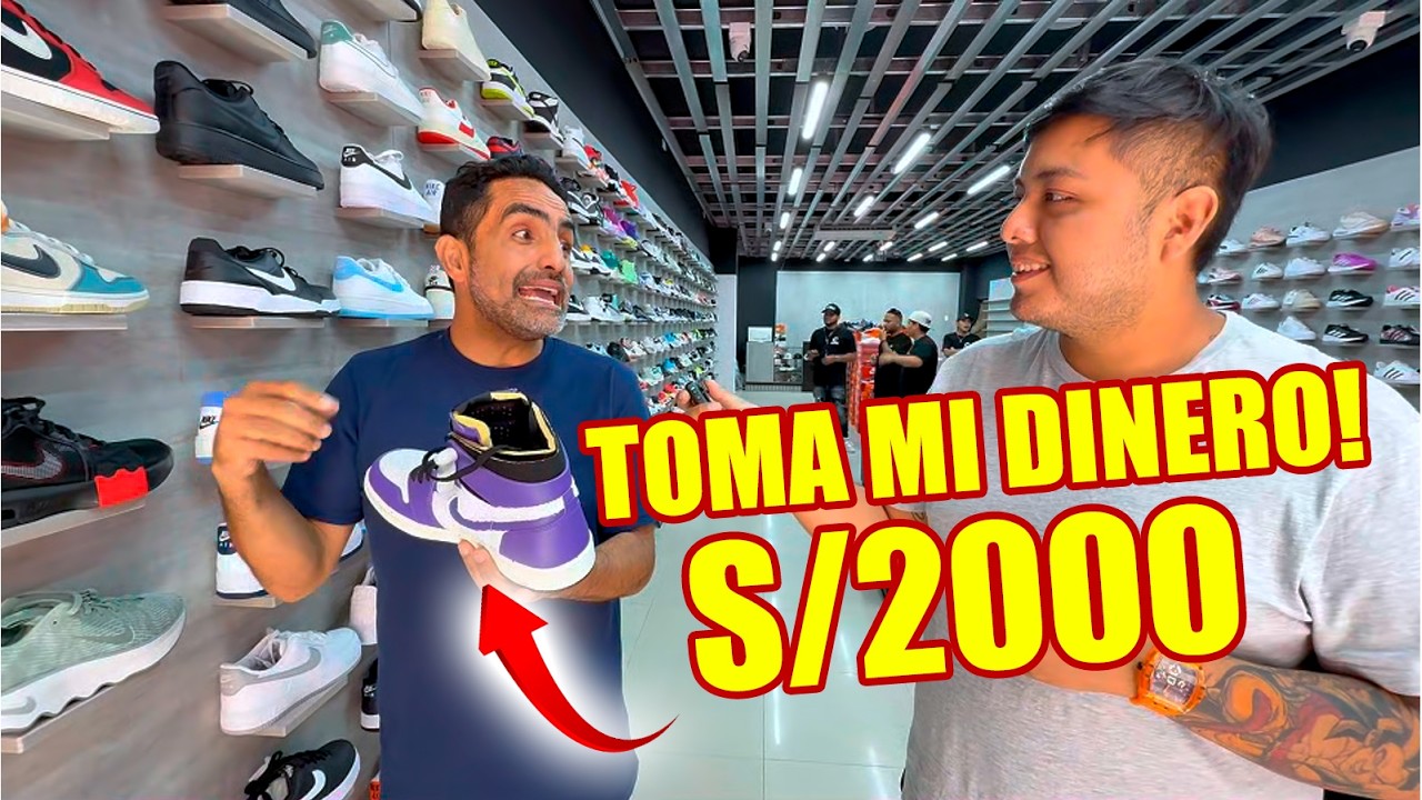 Gasté $2000 COMPRANDO ZAPATILLAS ORIGINALES en GAMARRA