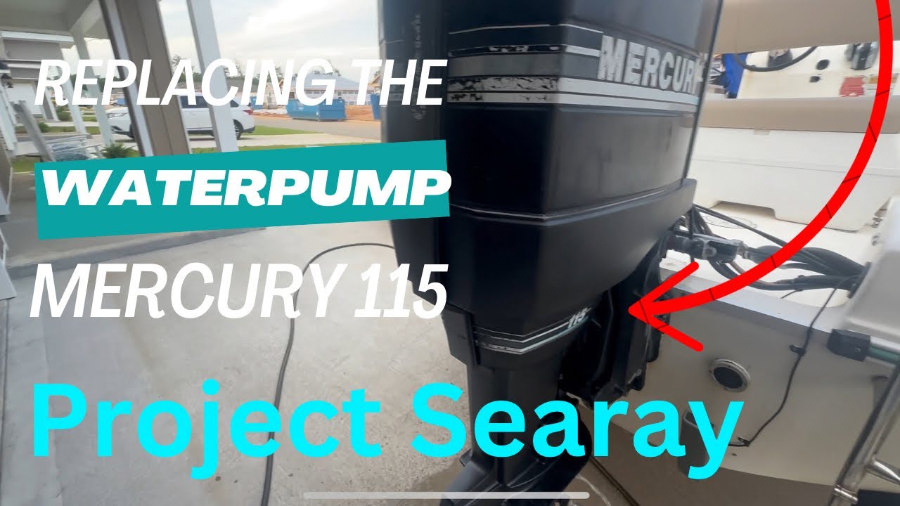Mercury 115 Outboard. Water pump Replacement!!!