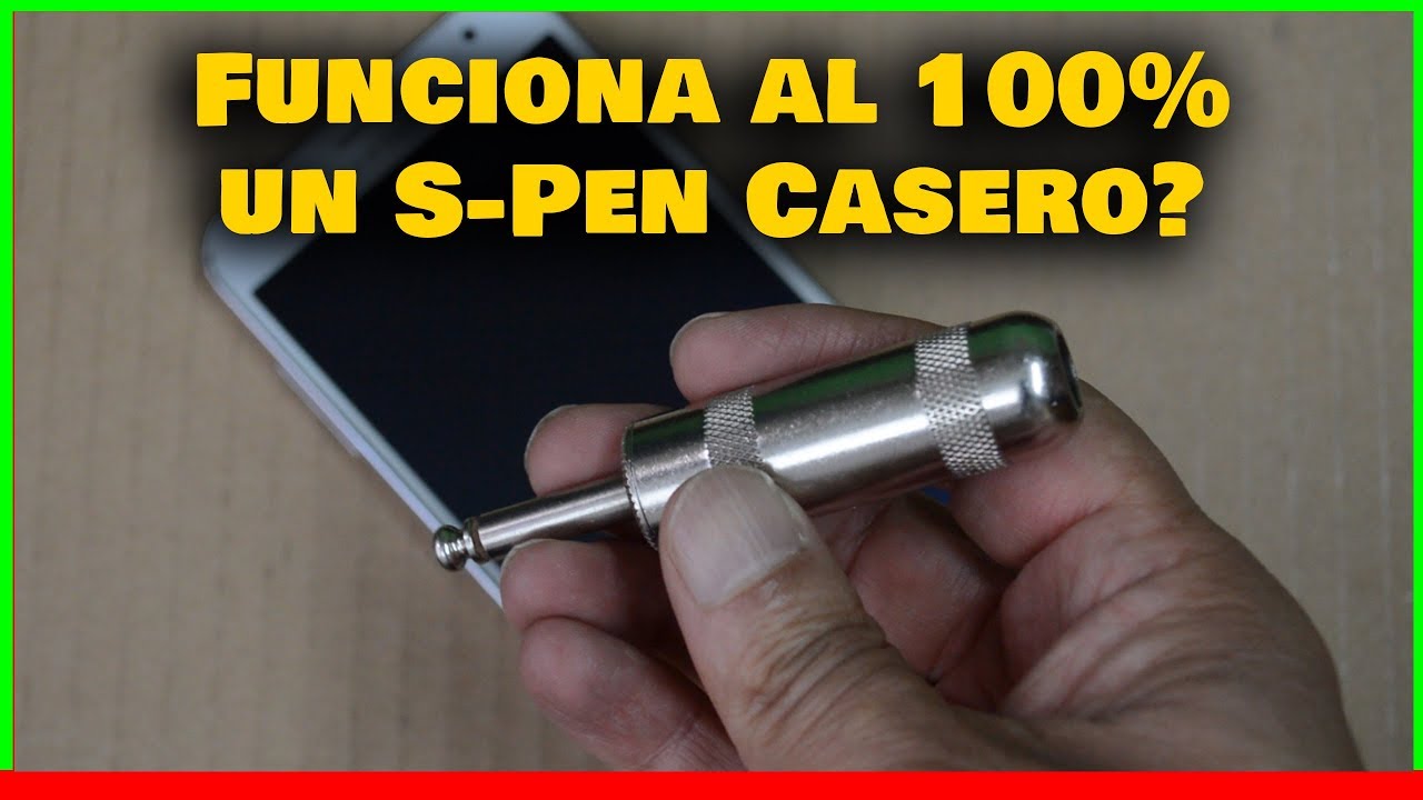 👍 Como trabaja un S Pen casero en Android | Gadgets Facil