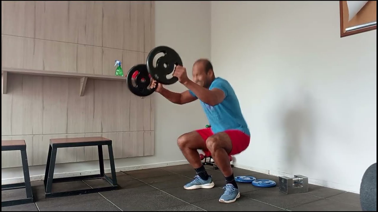 Treino completo para pernas, glúteos com peso 