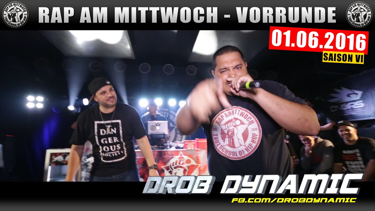 RAP AM MITTWOCH BERLIN: 01.06.16 BattleMania Vorrunde feat. DROB DYNAMIC uvm. (2/4)